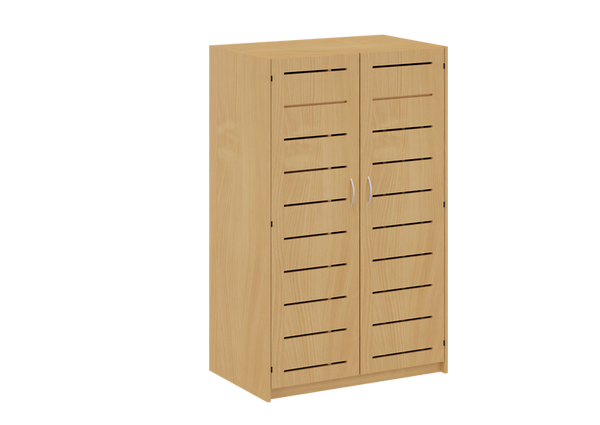 holzschrank, schrank, holz, höhe, doppeltürig