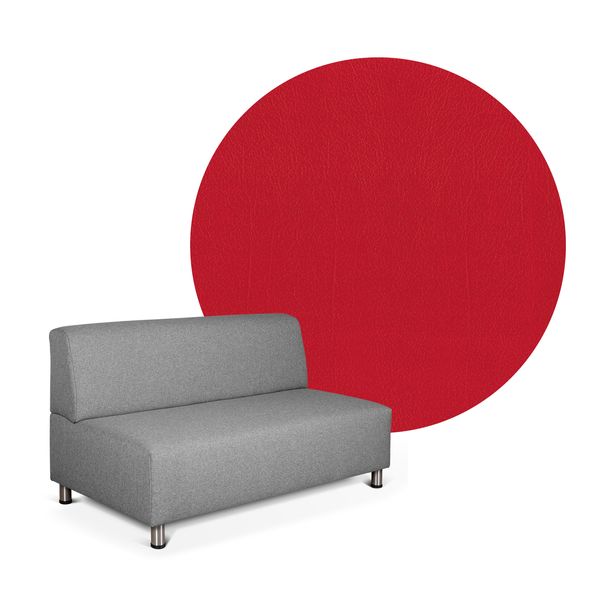 Variation-Sofa 3-Sitzer, Sitzhöhe 40 cm, Stoff & Farbe wählbar