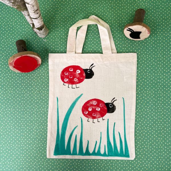 Einkaufstasche groß, naturfarben, 6 Stück Einkaufstasche groß, naturfarben, 6 Stück