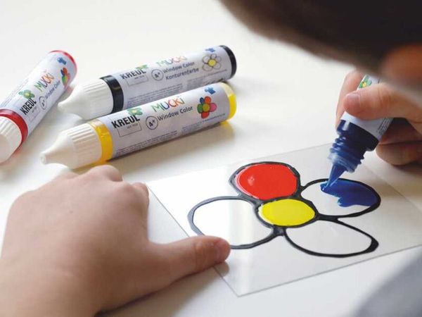 Acrylicfarben, Malset, Blumenkarte, Pinselstift, Farbmarker