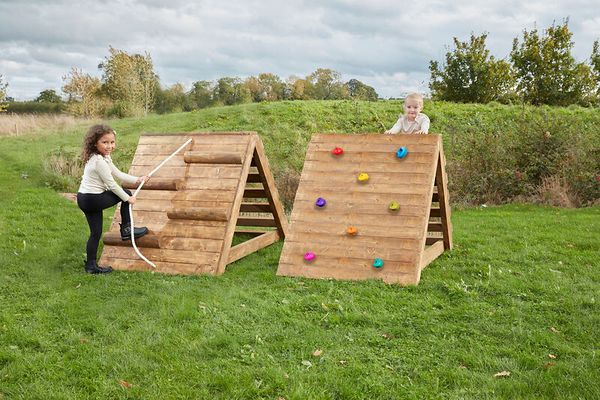 Outdoor-Kletterdreiecke, 2 Stück