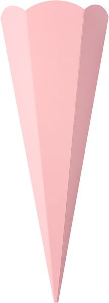 FOLIA Geschwister-Schultüten-Rohlinge, eckig, aus Fotokarton, 41 cm, 5 Stück, Farbe wählbar