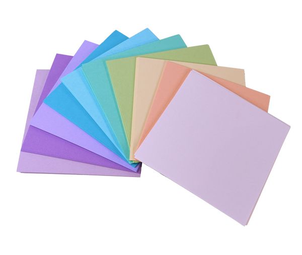 Faltblätter pastell 14x14 cm, 130 g/m², 100 Stück Faltblätter pastell 14x14 cm, 130 g/m², 100 Stück