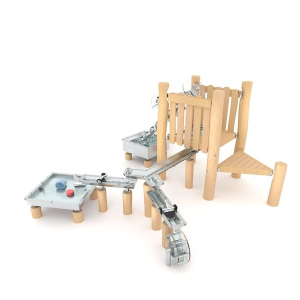 Holzspielzeug, Kletterbahn, Kettenbahn, Gleiterbahn, Holzbausatz