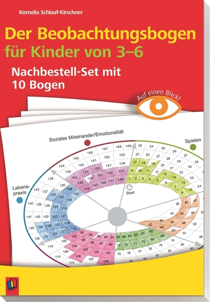 Nachbestellset zum Beobachtungsbogen für Kita-Kinder von 3–6 Jahren, 10 Bogen