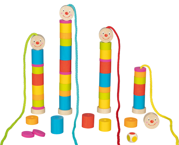 GOKI Fädelspiel Kleine Raupe, ab 3 Jahre GOKI Fädelspiel Kleine Raupe, ab 3 Jahre