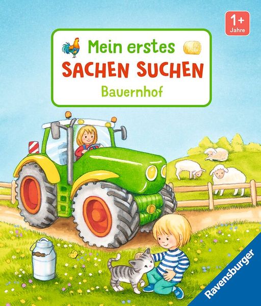 tractor, farm, kit, all-white, cat, child, milk