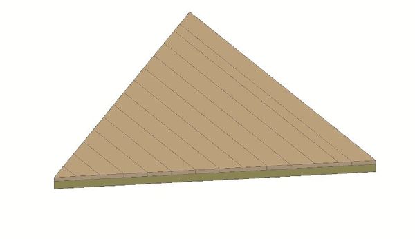 Bodenplatte für Indianerzelt kleiner Büffel