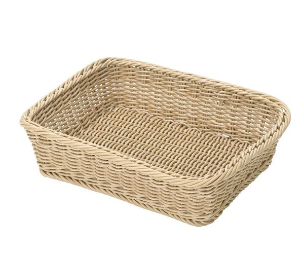 Korbschale, Weidenkorb, Korb aus Naturmaterial, Rechteckiger Korb, Korbgeflecht