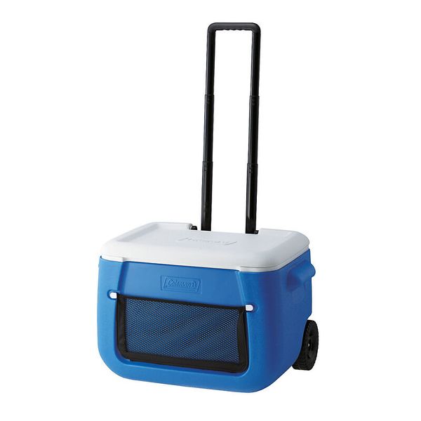 Kühlbox, Tragbar, Rollen, Kühlfach, Kühlbox Blau