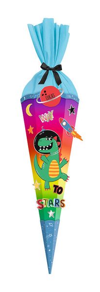 Schultüten-Bastelset Easy Line Dino, 68 cm, 1 Set 