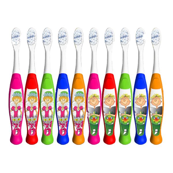Kinderzahnbürste 3-7 Jahre, Set 2, 10 Stück Kinderzahnbürste 3-7 Jahre, Set 2, 10 Stück
