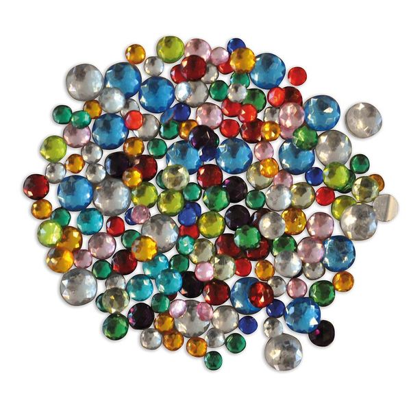 Bunte Kristallsteine klein, 1000 Stück Bunte Kristallsteine klein, 1000 Stück