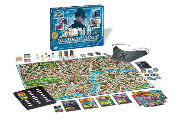 RAVENSBURGER Scotland Yard, Suchspiel, 2-6 Spieler, ab 8 Jahre  RAVENSBURGER Scotland Yard, Suchspiel, 2-6 Spieler, ab 8 Jahre