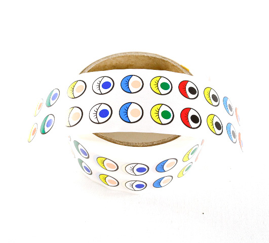 wasabi, eye pattern, decorative tape, masking tape, colorful dots