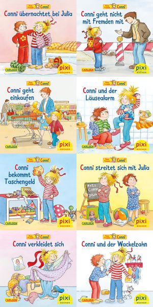 Kinderbuch, Conni, Alltag, Cartoons, Bilderserie