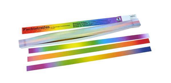 Regenbogen-Flechtstreifen, 200 Stück Regenbogen-Flechtstreifen, 200 Stück