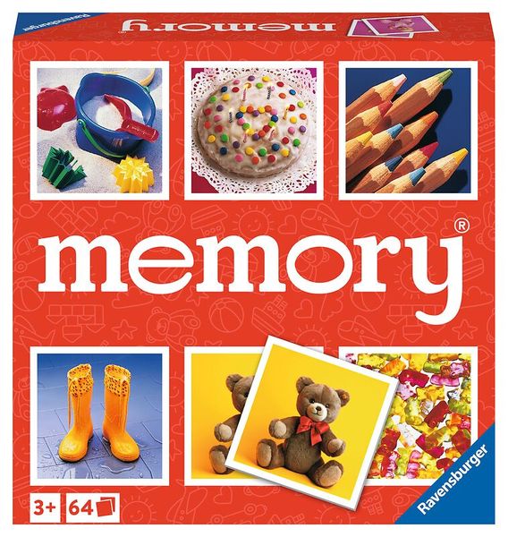RAVENSBURGER Junior Memory, 64 Karten, ab 3 Jahre RAVENSBURGER Junior Memory, 64 Karten, ab 3 Jahre