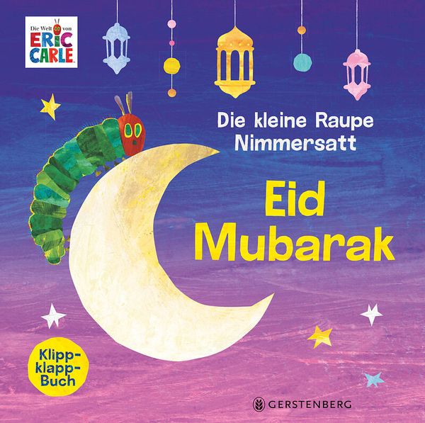 Mond, Kreuz, Lampe, Junge-Raupe, Kinderbuch