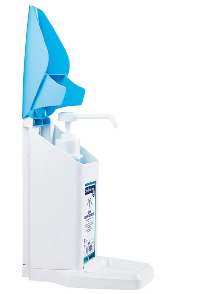 Händedispenserspender, Wandmontiert, Pumpen, blauer Deckel, 液体皂分配器
