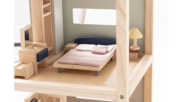 BETZOLD Puppenhaus, 3-stöckig, möbliert