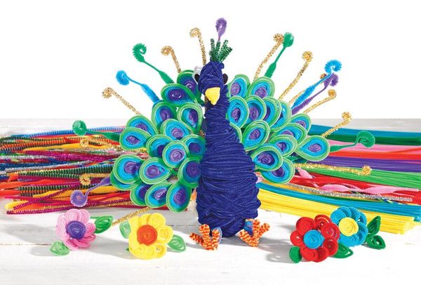 Pfeifenreiniger 30 cm - Set gemischt mit 250 Stück