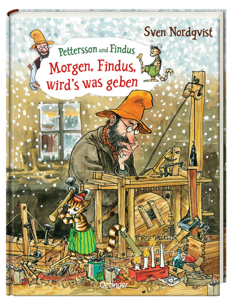 Kinderbuch, Märchen, Holzwerkstatt, Wichtel, Winter