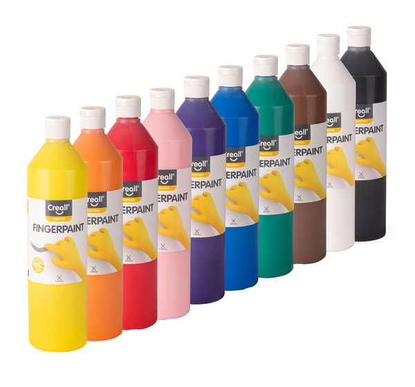 Fingerpaint, Wasserbasis, Farben, Kunstbedarf, Druckfarbe
