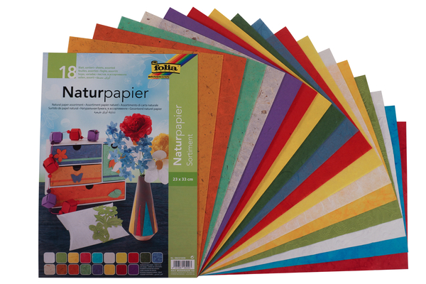 FOLIA Naturpapier, 23 x 33 cm
