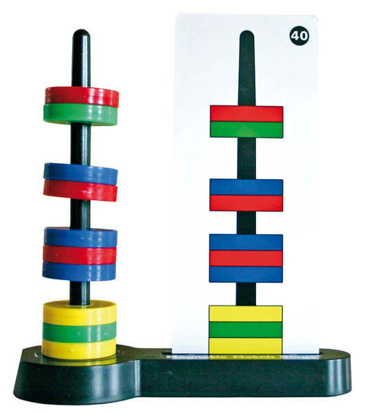 abacus, zählen, holzspielzeug, bunte ringe, stangenaufsatz