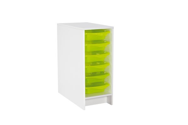 Ergänzendes Regal für modulare Wickelkommode mit 6 Boxen, 36 cm