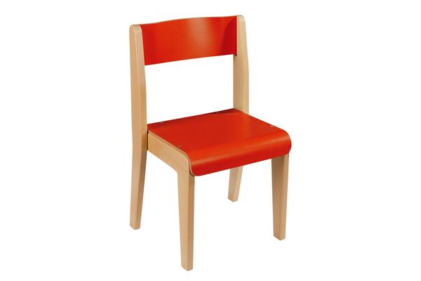 Krippen-/Kindergartenstuhl, Sitzhöhe 18 - 35 cm, versch. Farben, 1 St.