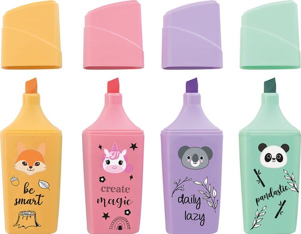 Kinderkleber, Klebstoffflasche, Mehrfarbig, Kleberstift, Motivaufdruck