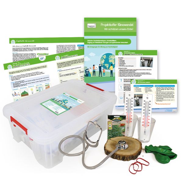 Koffer-Set, Experimenten-Set, Umweltkit, Lehrmaterial, Messinstrumente