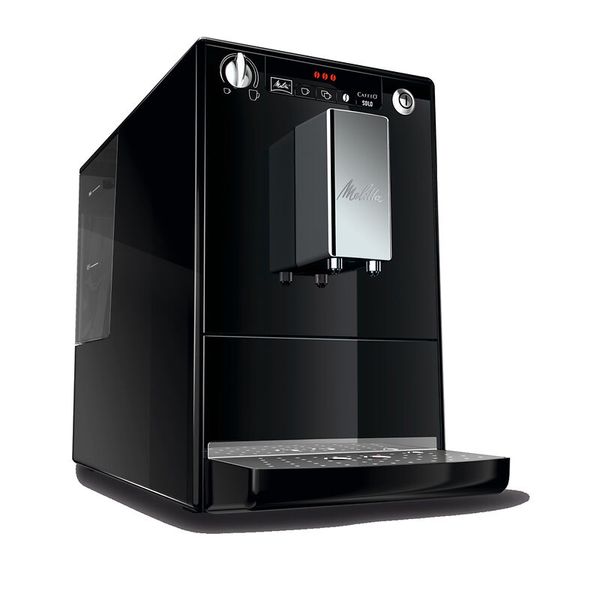 Kaffeemaschine, Säule, Edelstahl, Schwarz, Kaffeeauslauf