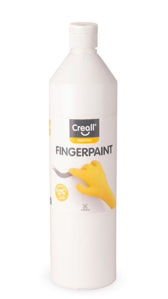CREALL Fingerfarbe weiß, 750 ml