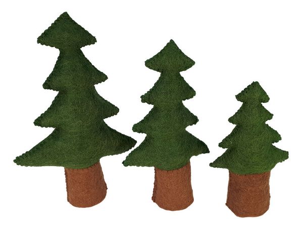 BAUSPIEL Filzbaumset Tannenbäume, 3 Teile BAUSPIEL Filzbaumset Tannenbäume, 3 Teile