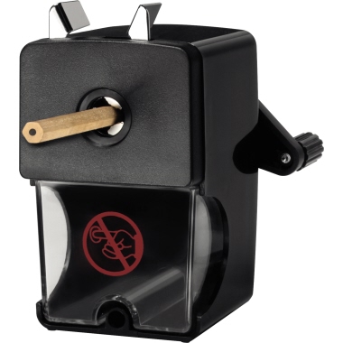 Stiftspitzmaschine (Kurbelspitzer) schwarz Stiftspitzmaschine (Kurbelspitzer) schwarz