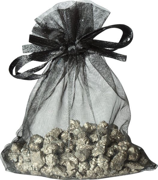 Katzengold Pyrit im Organzabeutel, 60 g Katzengold Pyrit im Organzabeutel, 60 g