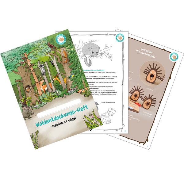 Waldentdeckungs-Heft Waldtiere & Vögel Waldentdeckungs-Heft Waldtiere & Vögel