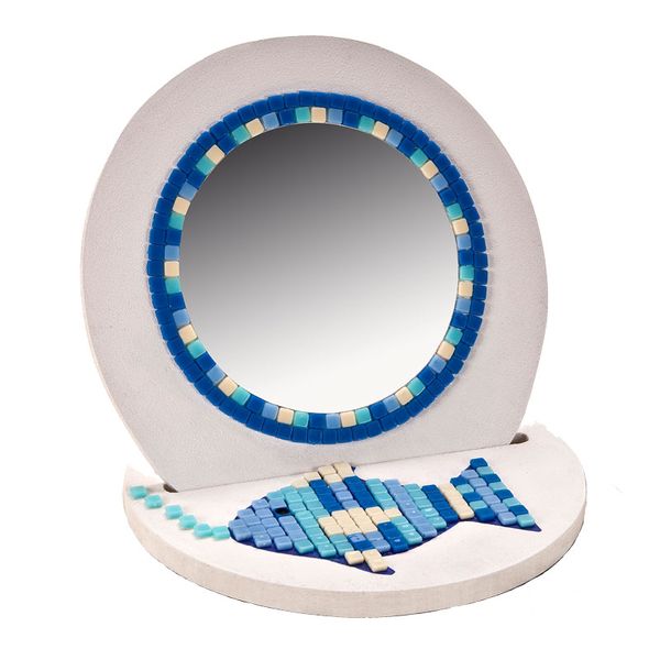 MDF-Tischspiegel zum Stellen, 16x15 cm MDF-Tischspiegel zum Stellen, 16x15 cm