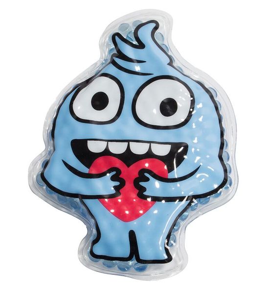 Spielzeug, Gummi/Plüsch, Herz, Blau, Monster