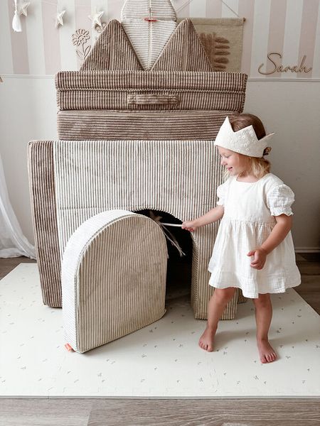 FUNZY Polster Torbogen Cord - Zubehör für Spielsofa, Farben wählbar