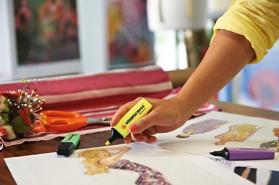 STABILO Textmarker, 2-5 mm Breite, 4 Farben STABILO Textmarker, 2-5 mm Breite, 4 Farben