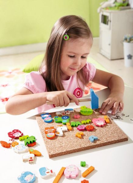 HABA Nagelspiel Muh & Mäh, 107 Teile, ab 3 Jahre HABA Nagelspiel Muh & Mäh, 107 Teile, ab 3 Jahre