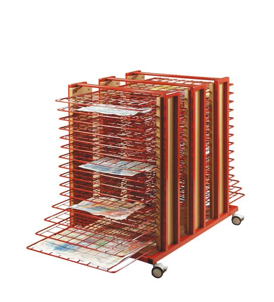 Großer Trockenwagen, DIN A2, 30 Roste Großer Trockenwagen, DIN A2, 30 Roste