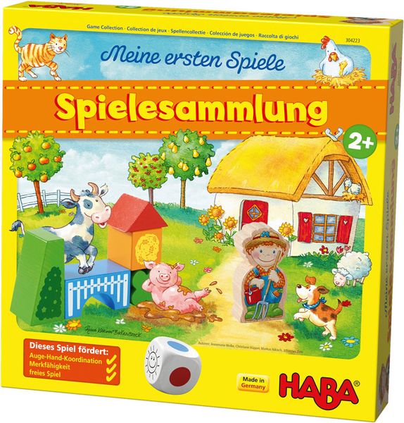 HABA Meine ersten Spiele – Spielesammlung, ab 2 Jahre HABA Meine ersten Spiele – Spielesammlung, ab 2 Jahre