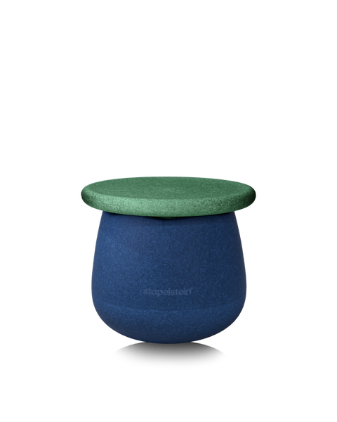 Hocker, Topf, blau, gruen, Möbelzubehör