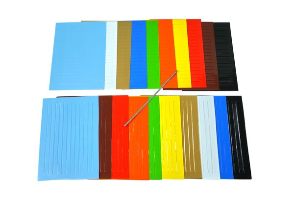 Flechtblätter mit Flechtnadel, 14 x 20 cm Flechtblätter mit Flechtnadel, 14 x 20 cm