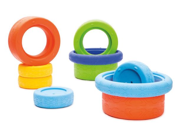 Reifensatz, Schaumreifen,  Stapelringe, buntes Spielzeug, Kleinkind-Spielzeug